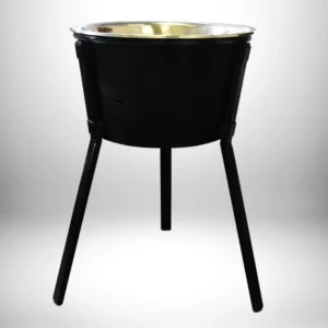 barrel with dish full