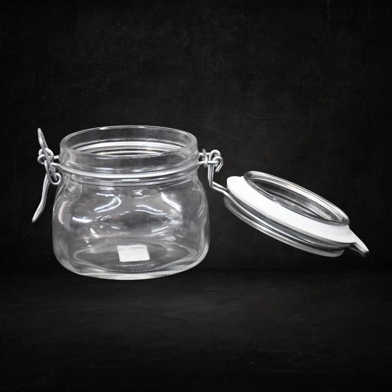 glass jar with lid