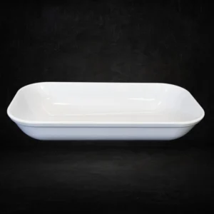 plastic rectangle deep dish 32 cm