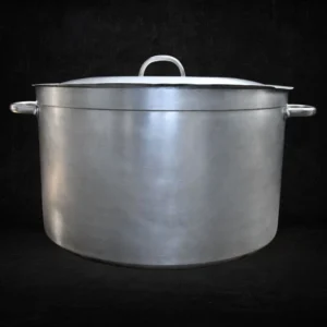 xxl aluminum pot with lid 61 cm